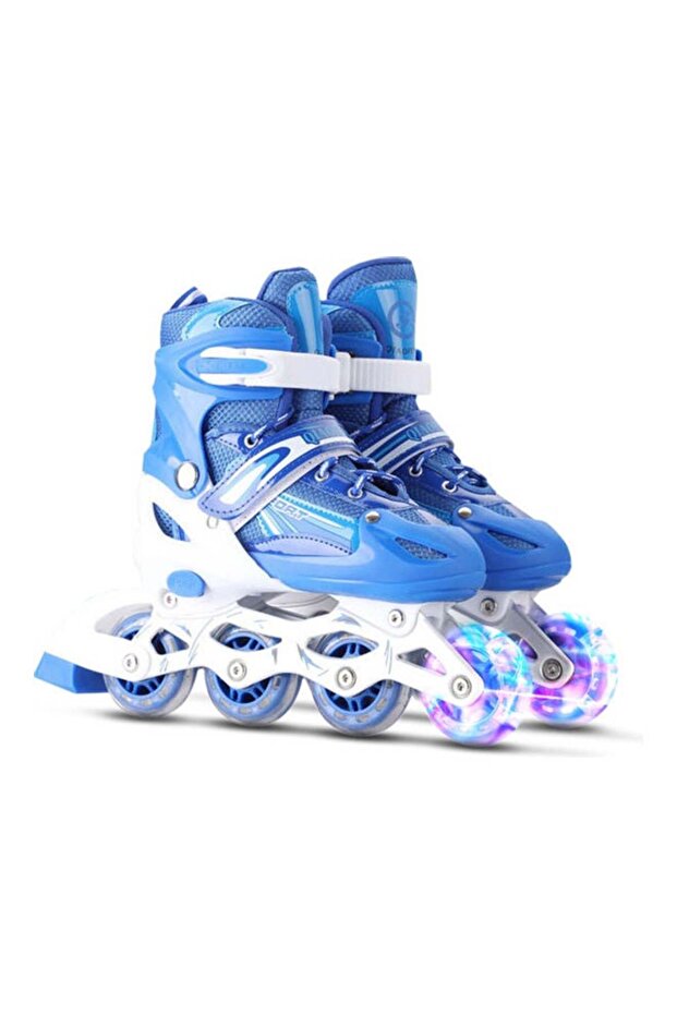 Adjustable Illuminating Inline Skates - 1