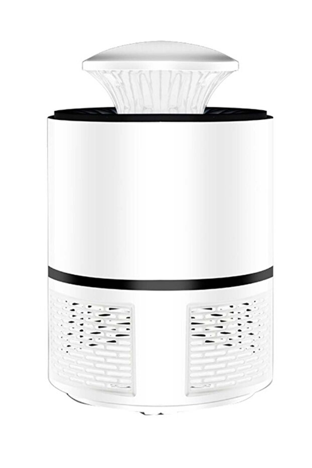 مصباح قاتل البعوض LED كهربائي بمحفز ضوئي USB بقوة 5 وات أبيض/أسود