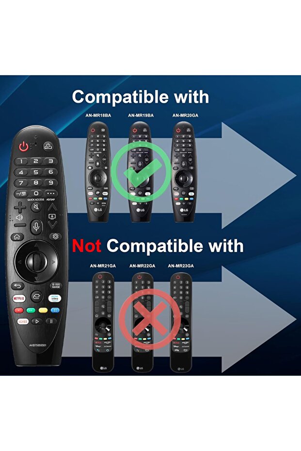 Replacement Magic Remote Control for LG Smart TV Remote with Voice and Pointer Function - 6