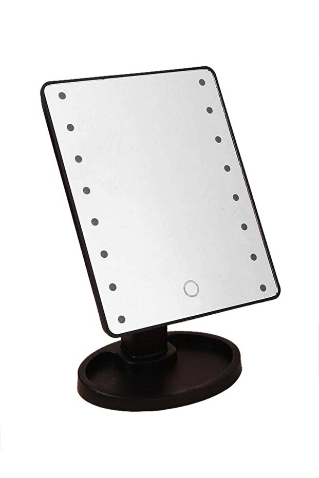 مرآة مكياج بإضاءة LED حساسة للمس متعددة الألوان - 1