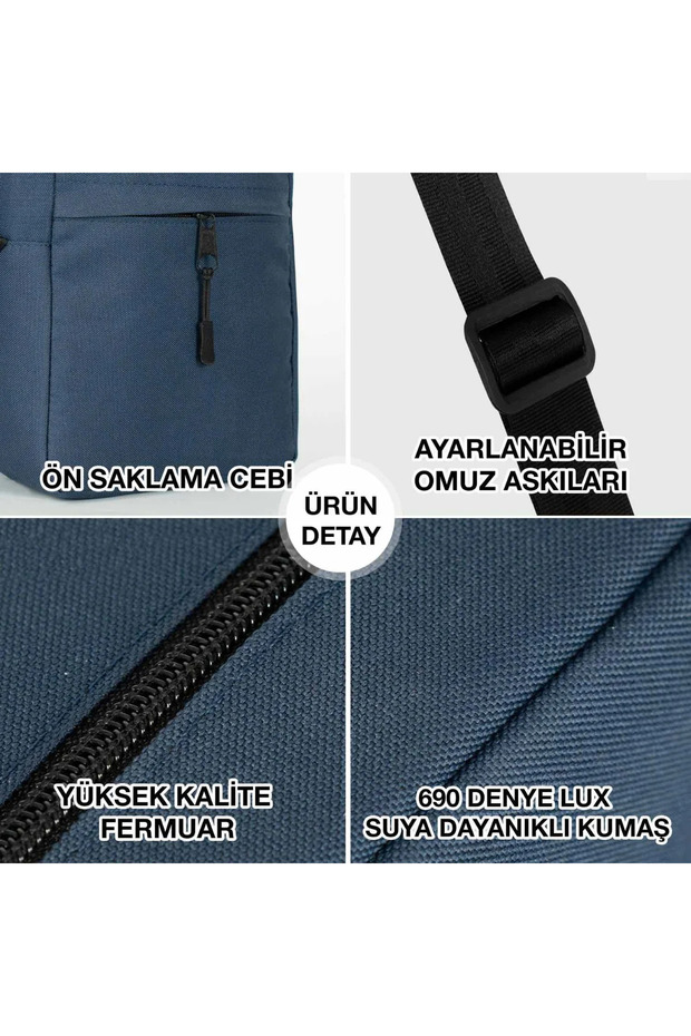 Раница Minecraft Elements, тъмносин цвят - 5