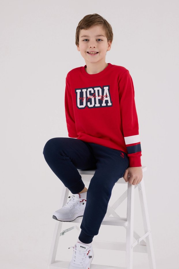 U.S. Polo Assn Kids 2213-g Boys' Waiter Tracksuit Set