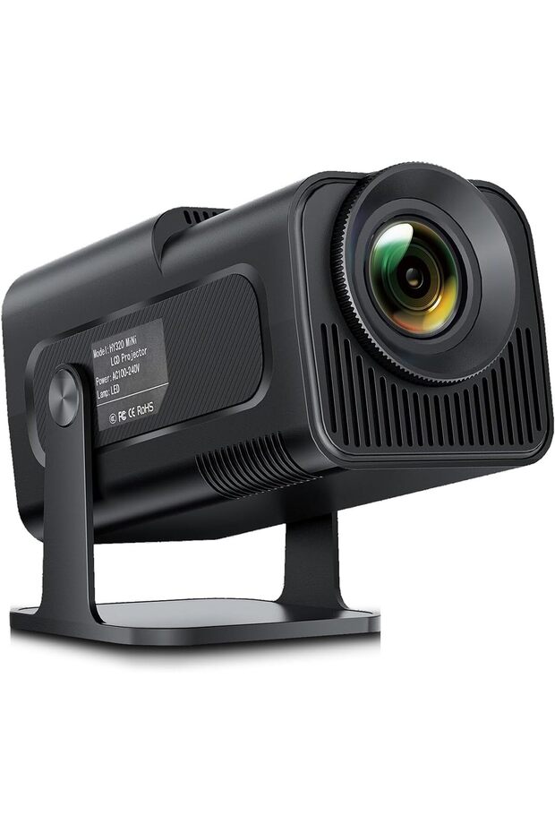 Mini Projector with Wifi and Bluetooth,1080P Smart Portable Projector with 4K Support,300 AN - 1