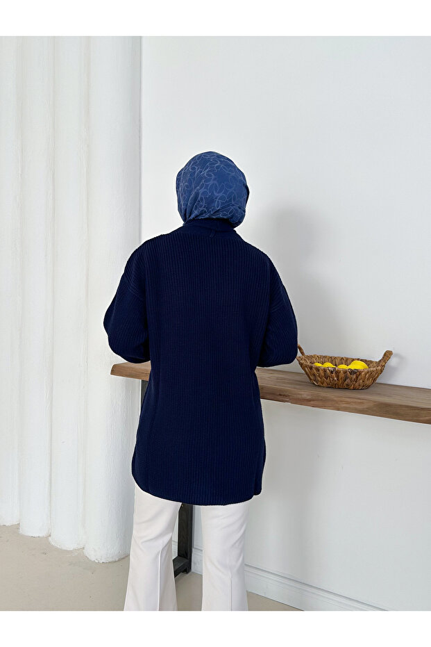 Triko Hırka Şık & Rahat Düğmesiz - 5