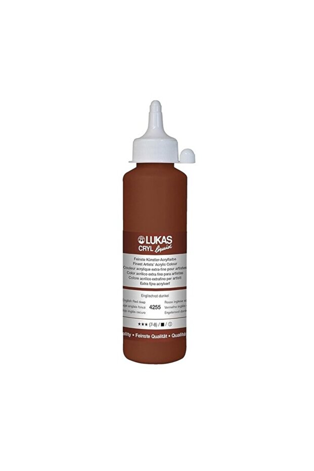 CRYL LIQUID 250ML ENGLISH RED DEEP