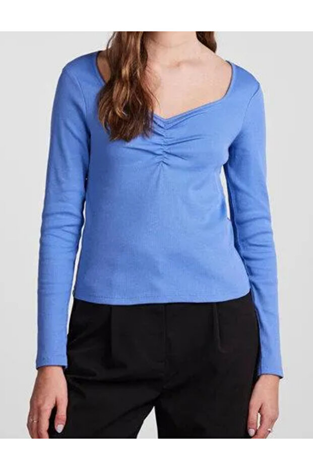 blouse, blue - 3