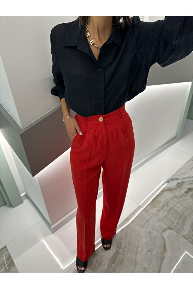 Balon Kol Basic Gömlek - 4