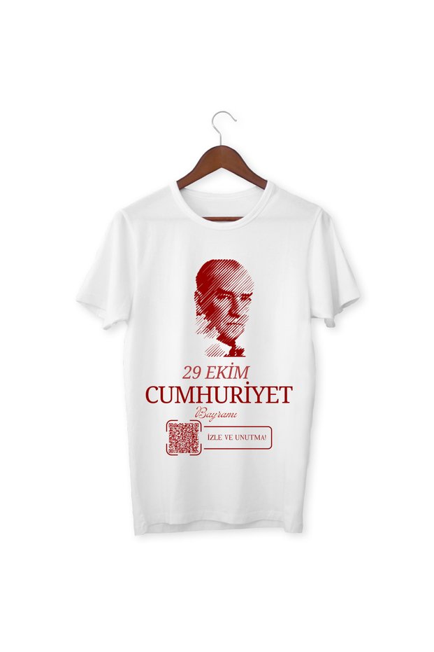 October 29Th Republic Day T-Shirt Qr Code Must Be Scanned October 29Th T-Shirt Special Design T-Shirt