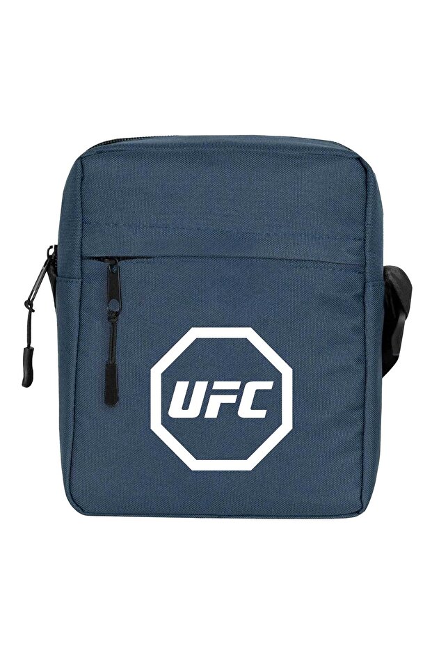 حقيبة كتف بشعار UFC باللون الأزرق الداكن