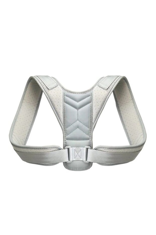 Adjustable Posture Corrector, Nylon, Gray, S - 1