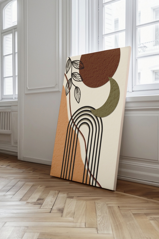 Bohem Ev Dekorasyon Tablo Bohem Kanvas Tablo - 3