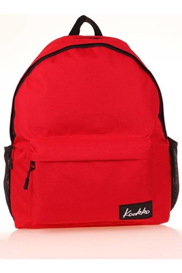 Casual School Backpack Red K1618