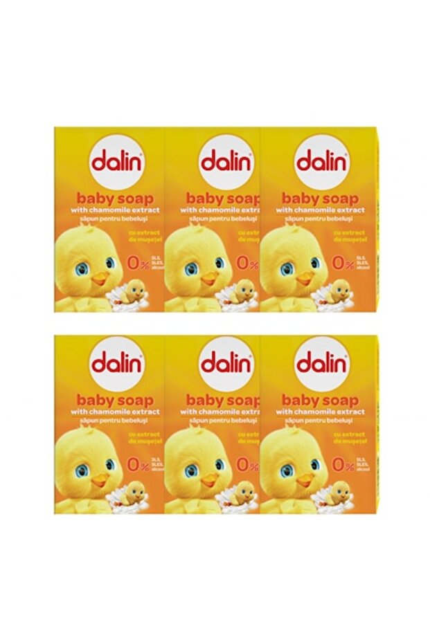 Solid Baby Chamomile Soap 100g 6 pcs/Set - 1