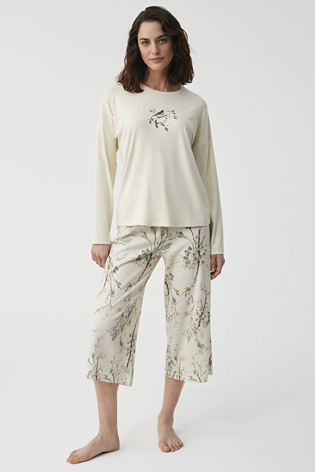 Natural Soft Capri Set - 1