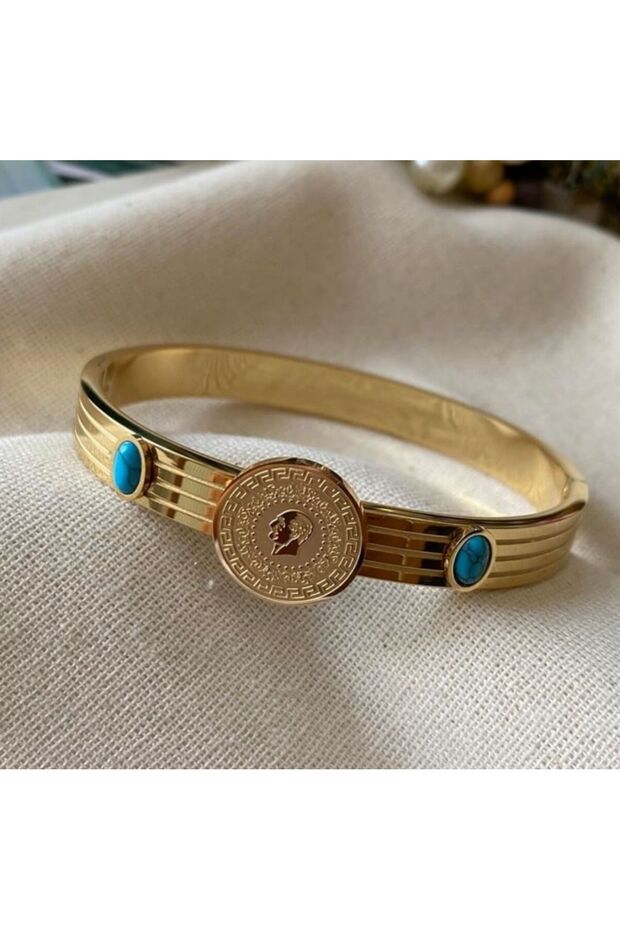 Çeyrekli Çelik Bileklik - 1