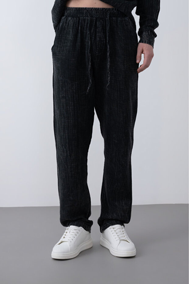 Drawstring Casual Pants for Men - 1