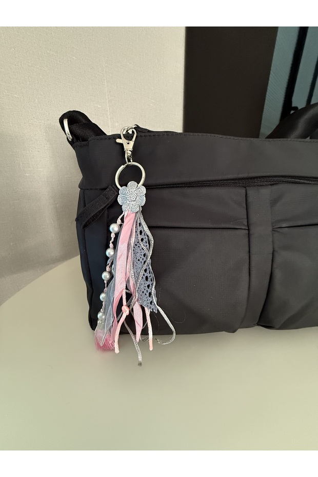 Bag Charm Handmade with Pearl