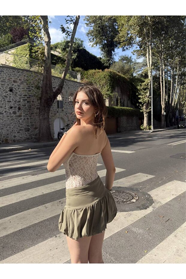 Tenisçi Balon Şort Etek - 4