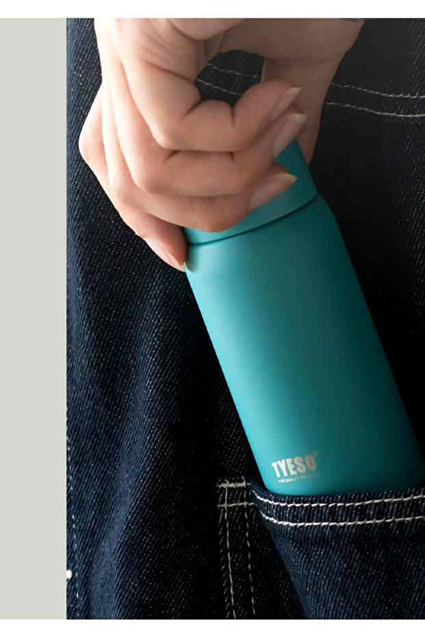 Termos Sıcak ve Soğuk İçecek Su Termosu, Paslanmaz Çelik, Taşıması Kolay, Kahve Bardağı, 200ml - 5