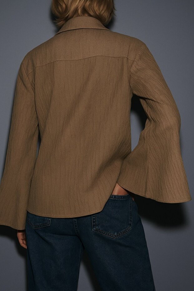 Modern Fit Düğmeli Bluz/Gömlek - 3