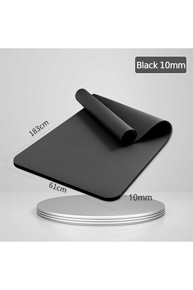 حصيرة /فرش/سجاد يوجا سميكة مضادة للانزلاق مع حزام حمل – Yoga Mat Non-Slip Thick Exercise Mat - 7