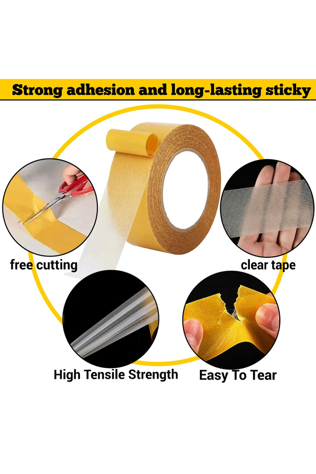 Double-Sided Textile Tape for Hemming and Fixing Objects - 6