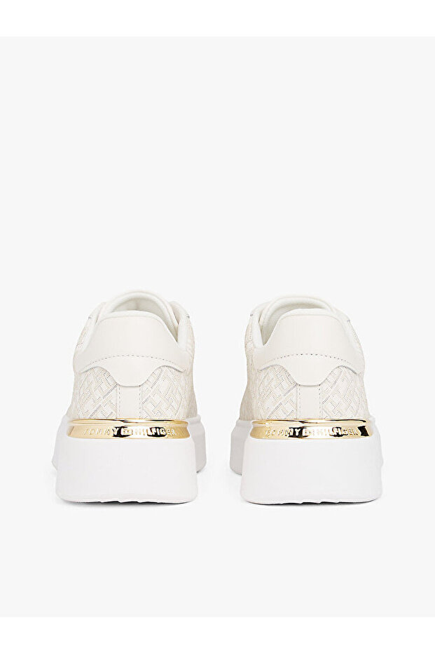 kadın th monogram platform sneaker - 4