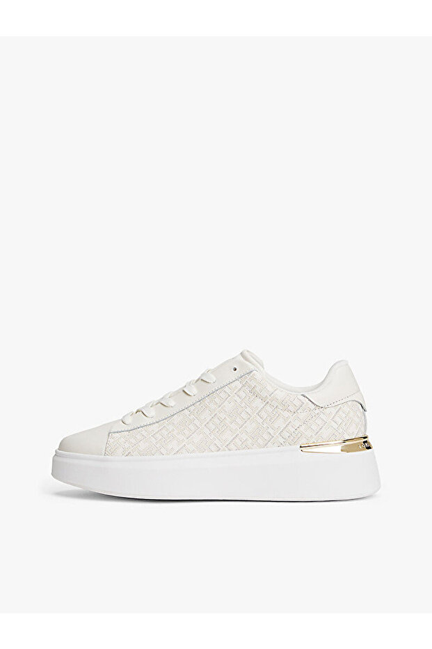 kadın th monogram platform sneaker - 7