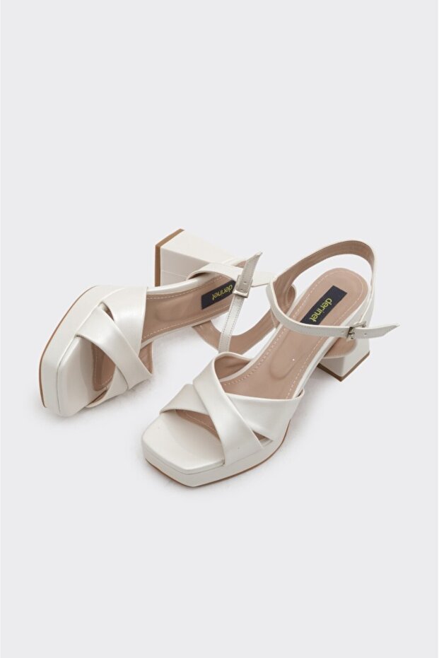 Platformlu Kadın Topuklu Ayakkabı - 4