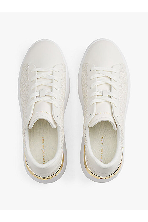kadın th monogram platform sneaker - 3