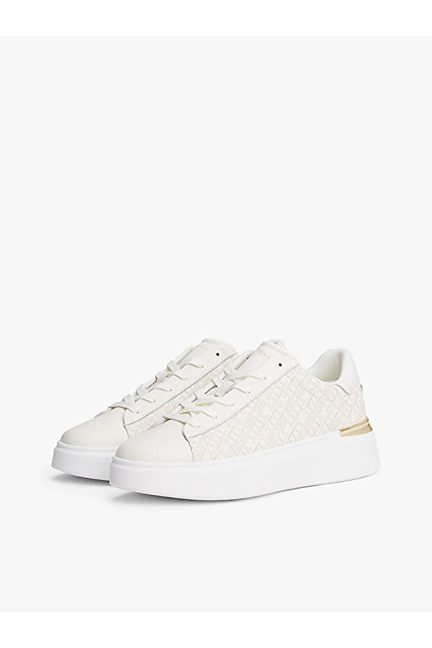 kadın th monogram platform sneaker - 2