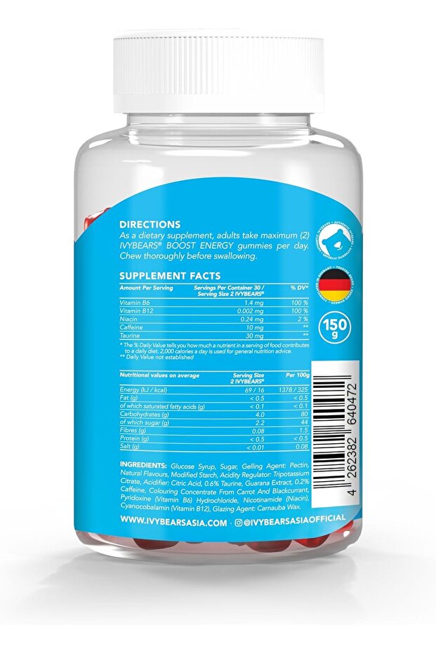 Boost Energy high-dose taurine, caffeine, vitamin B6 and B12 for improved performance and t - 4