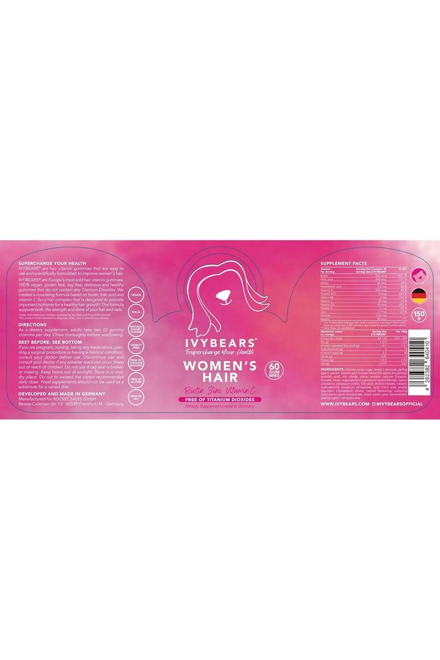Biotin High Dose & Zinc High Dose - Accelerate Hair Growth with Vitamin B12 High Dose, Folic Acid &