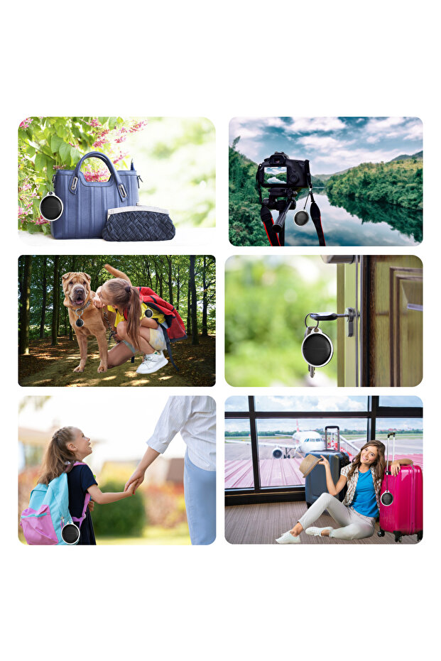 GPS Tracker Anti-Lost Device, Global Coverage, Bluetooth, iPhone Compatible - 6