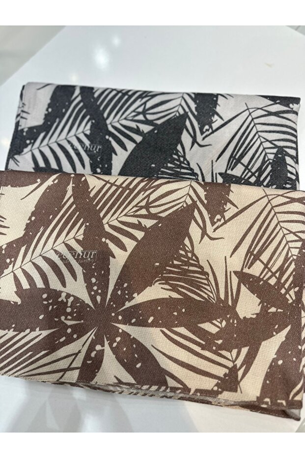 Eșarfă de umăr cu model sezonier - 1