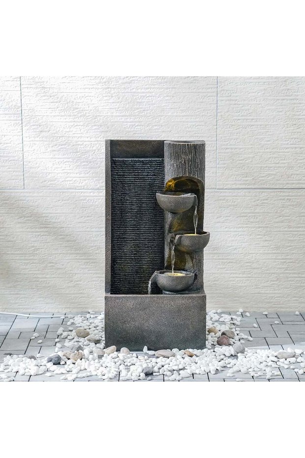 Whisper Fountain – Modern Indoor-Outdoor Water Feature for Homes, Offices & Gardens 39x22.5x75.5 cm