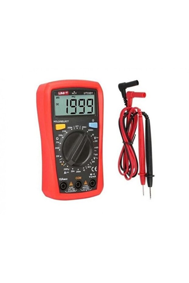 UNİT UT 33D+ DİJİTAL MULTUMETRE 600V 10A - 1