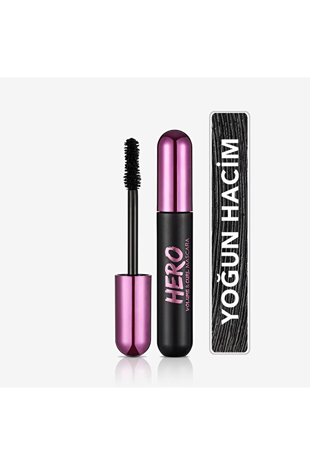 Hero Volume & Curl Mascara Siyah - 1