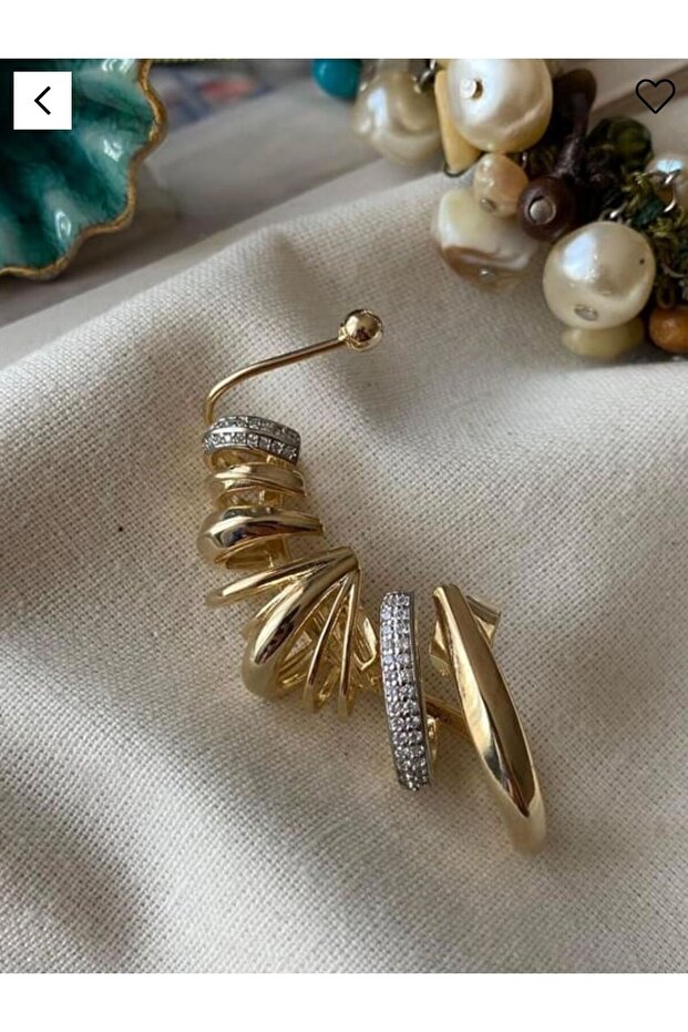 Çelik Çoklu Görünüm Earcuff - 1