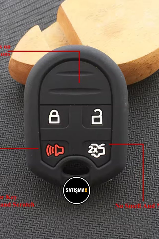 Ford F150 Raptor Ford Mustang 2009 2010 2011 2012 2013 2014 4 Button Silicone Key Case Cover
