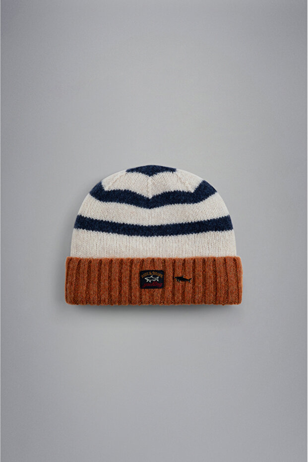 ЧОЛОВІЧА В'ЯЗАНА ШАПКА C.W. WOOL - 1