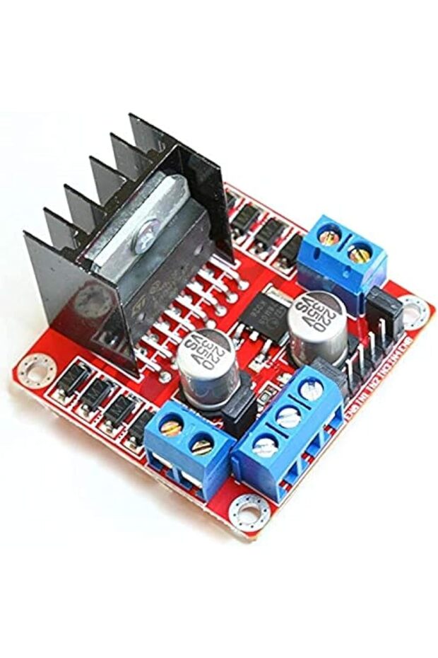 وحدة تحكم محرك السائر DC ذات الجسر المزدوج H من Pcchips L298N لأجهزة Arduino/Due وRaspberry Pi
