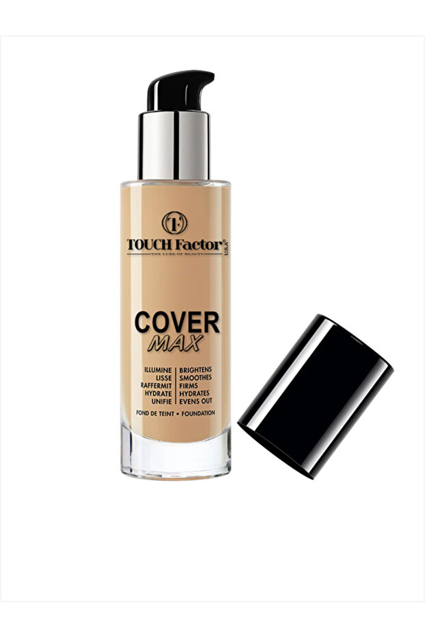 كريم أساس سائل من كوفر ماكس، غير لامع وخالي من المسام، تغطية كاملة وقابل للمزج، للبشرة العادية إلى الدهنية - 1