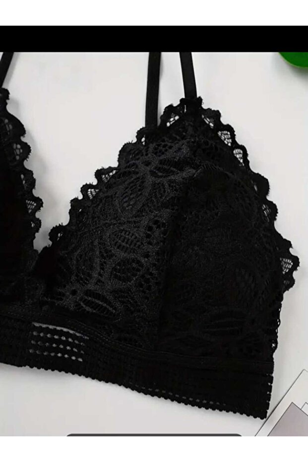 ÜÇGEN DANTELLİ SUTYEN - 6