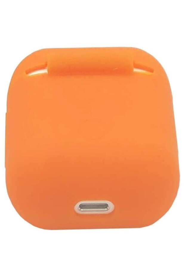 AirPods Case with Ring Attachment Orange