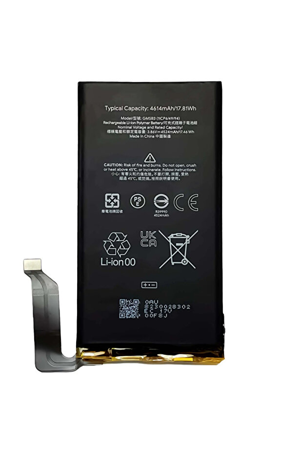 Shopi Replacement Battery for Google Pixel 6–4600mAh High-Capacity Li-ion Internal Battery,