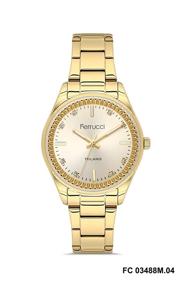 Fc03488M.4 Gold Color 33 mm Women's Wristwatch