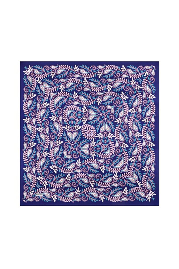 وشاح حريري من نسيج التويل بنمط ساكس باشاك - 1