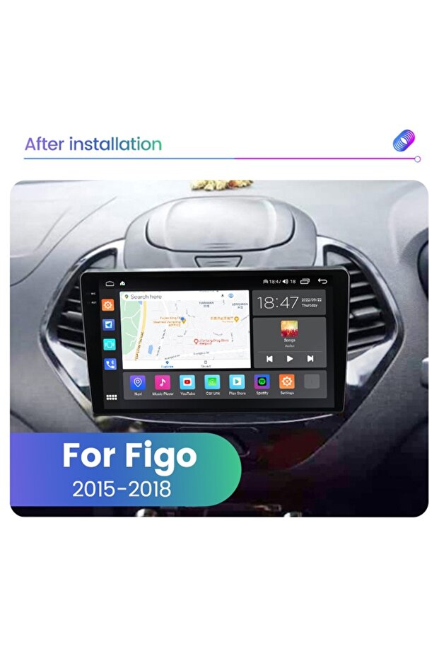 Navigation System for Ford Figo 2015-2018, NAVIGPS, QLED Display 2K Resolution - 2