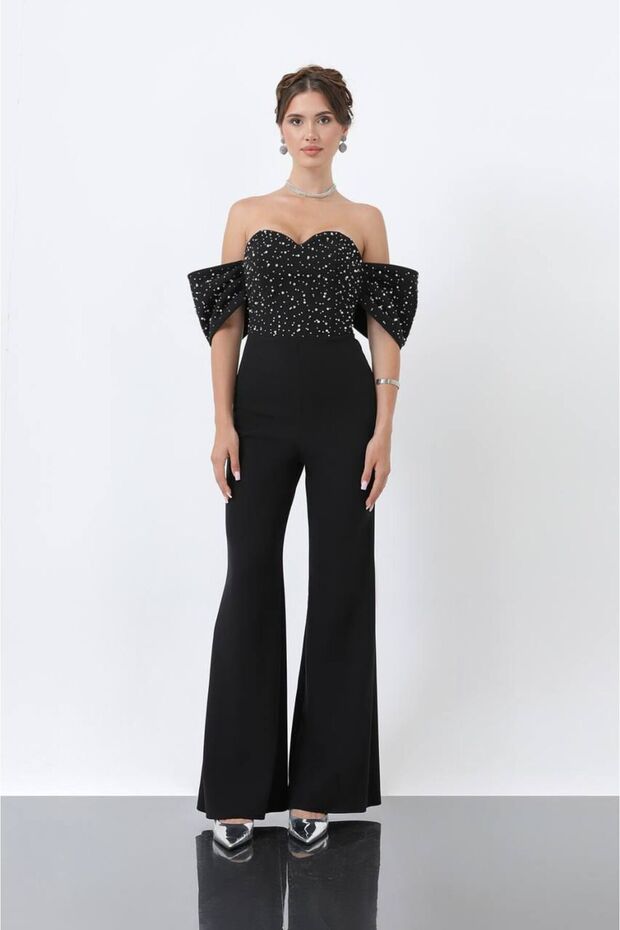 ÜZERİ BONCUK İŞLEMELİ TULUM - 1